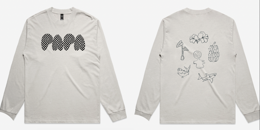 PACIFIC ECOSYSTEM LONGSLEEVE - ADULTS - BONE - PRE ORDER