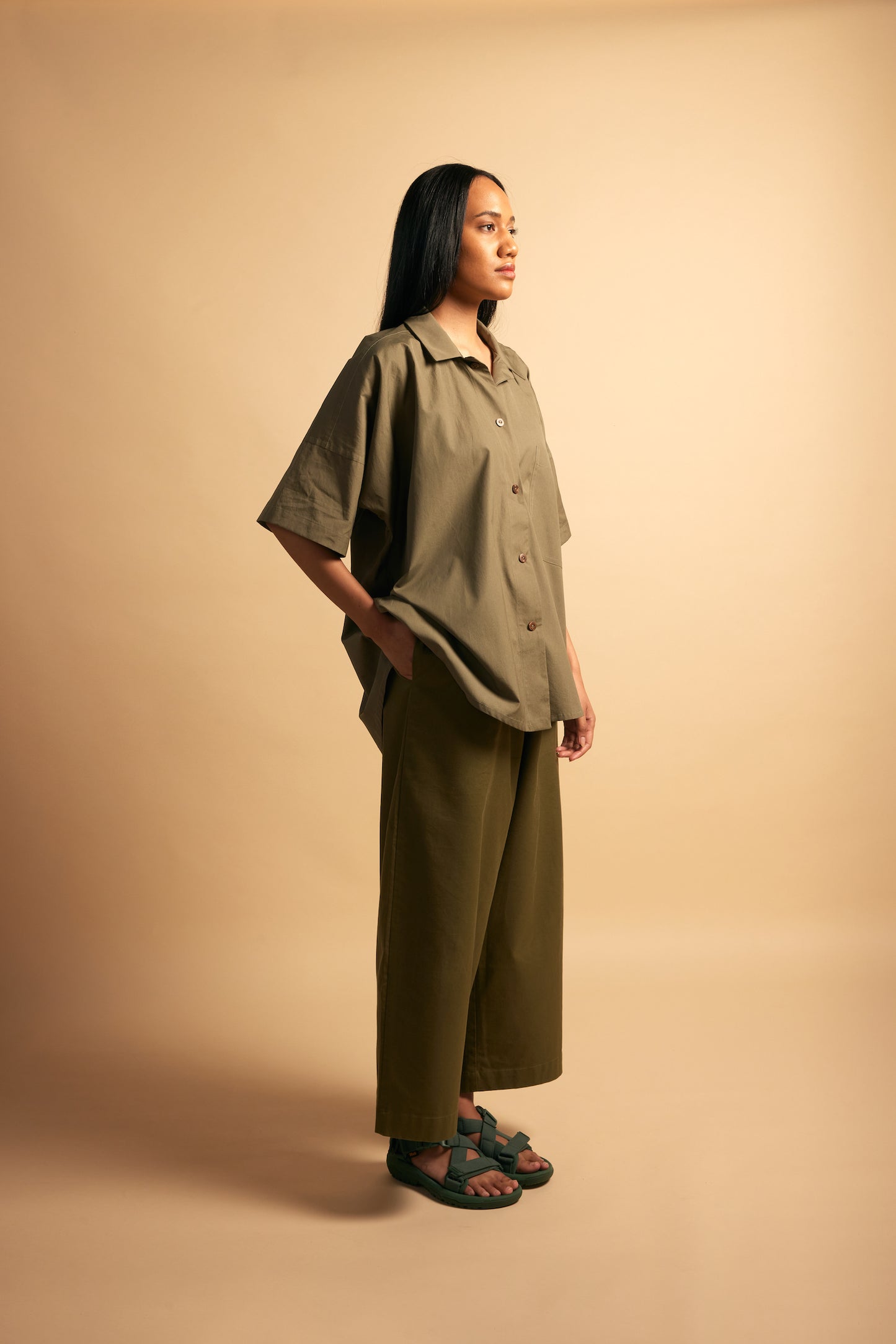 Buffet Pants ~ Khaki Twill